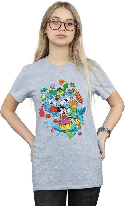 Image du produit - T-shirt TEEN TITANS GO CANDY MANIA - Femme (L)