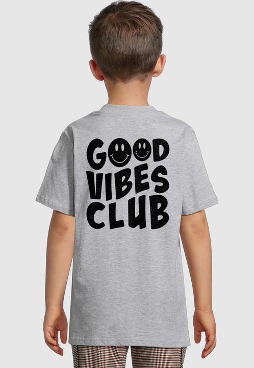 Produktbild Merchcode Kids Good Vibes Club Front for Light - Basic Tee - 184965 (146, 152)