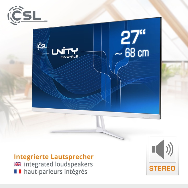 Produktbild CSL All-in-One-PC Unity F27W-ALS 512 GB 16 GB RAM Win 11 Home (Intel N200, 16 GB, 512 GB, Intel UHD Graphics)