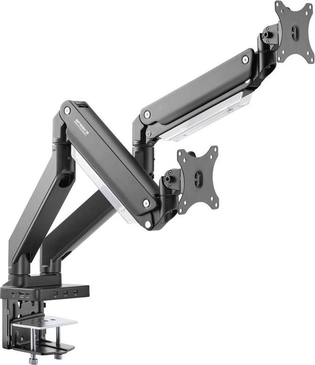 Image du produit SpeaKa Professional SP-MM-830 Support de bureau pour écran double 43,2 cm (17' ) - 88,9 cm (35' ) Intégré (Tables, 35", 15 kg)