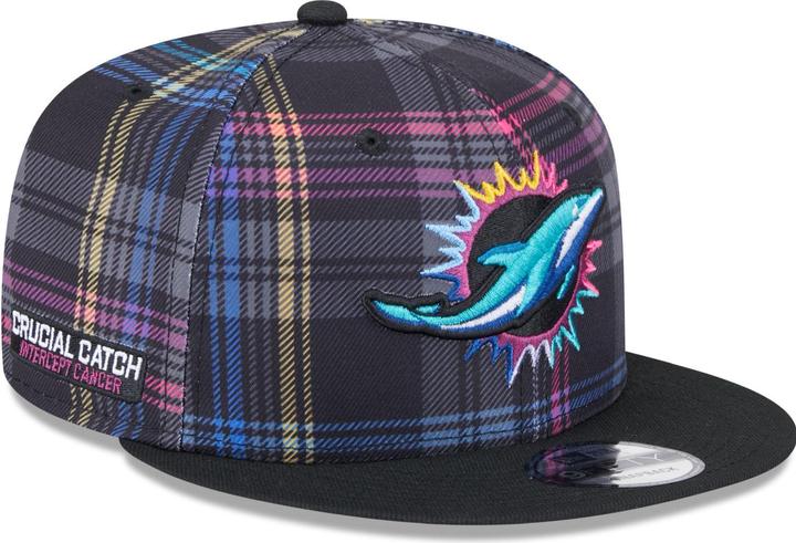 Actual product image New Era Miami Dolphins Crucial Catch 9Fifty Snapback Cap (One size)