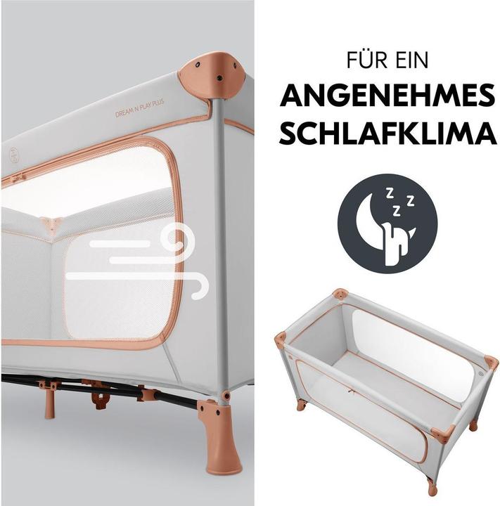 Produktbild Hauck Reisebetten Reisebett Set Dream N Play Plus inkl. Spielzelt (60 x 120 cm)