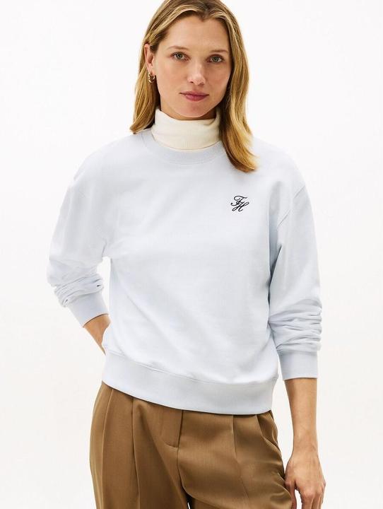 Image du produit Tommy Hilfiger Pullover Sweatshirt Damen TH Script REG Terry SWTSHRT WW0WW49418 (XS)