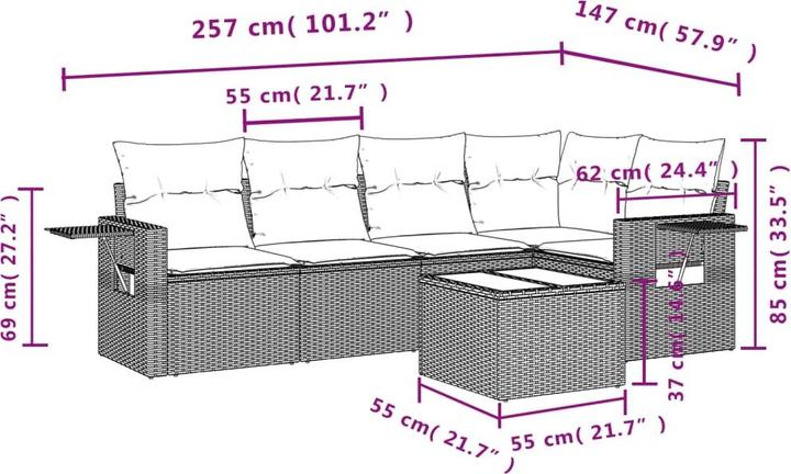 Produktbild vidaXL Alison