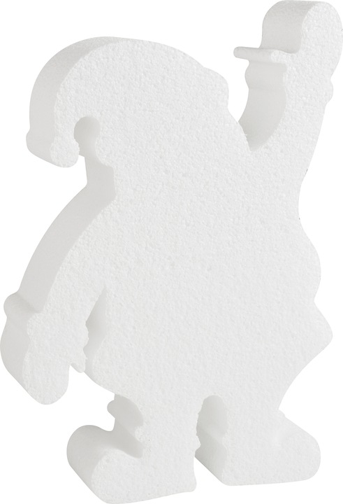 Produktbild VBS Styroporform "Weihnachtsmann", 20 x 13 x 4 cm