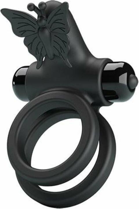 Produktbild Pretty Love Doppelringvibrator Mit Schwarzem Stimulator