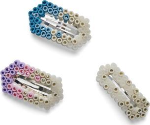 Produktbild Hama Perlen 3712 Bügelperlen Kreativ-Schmuck, Geschenkbox, mit ca. 2400 Midi-Perlen, inkl. sechsecki