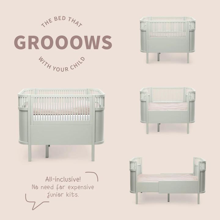 Immagine prodotto Sebra Letto Baby & Junior Verde Nebbia (70 x 140 cm)