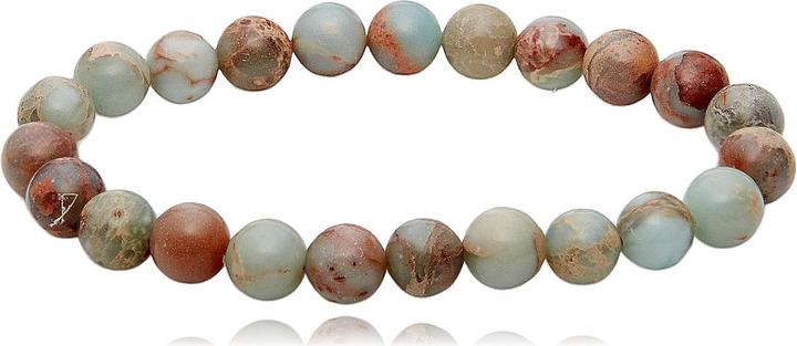 Immagine prodotto Leyda Bracciale di diaspro Terra (18.50 cm, Pietra colorata)