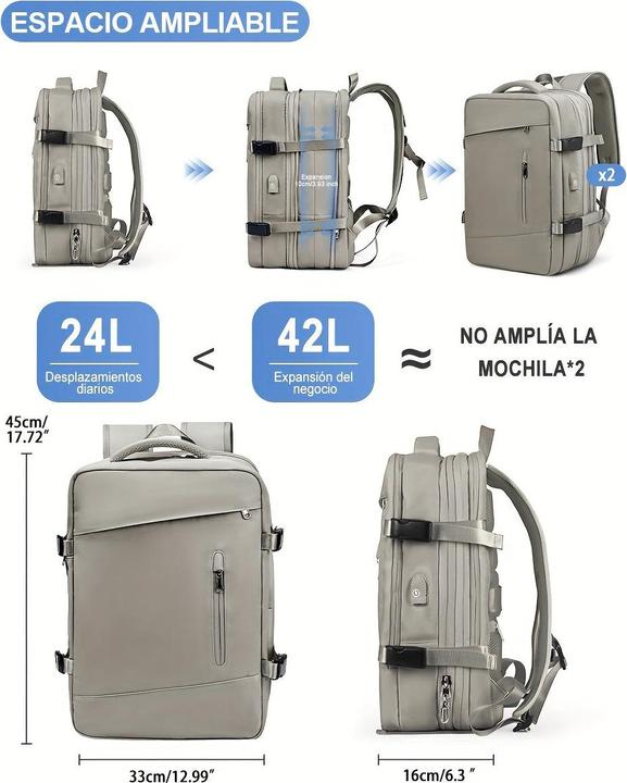 Actual product image Only-Bags.Store Short-term business travel bag, luggage Lightweight computer backpack with large capacity