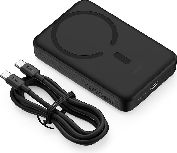 Image du produit Baseus Fast Charge Power Bank 10000mAh 30W Noir (10000 mAh, 30 W, 23.10 Wh)