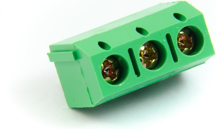 Actual product image Purecrea 3P PCB terminal block with screw connection