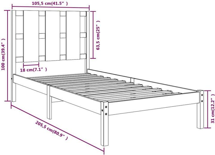 Produktbild vidaXL Sigvard (100 x 200 cm)