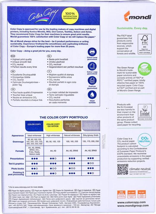 Productafbeelding Mondi Kleurenkopie (200 g/m², 250 x, A4)