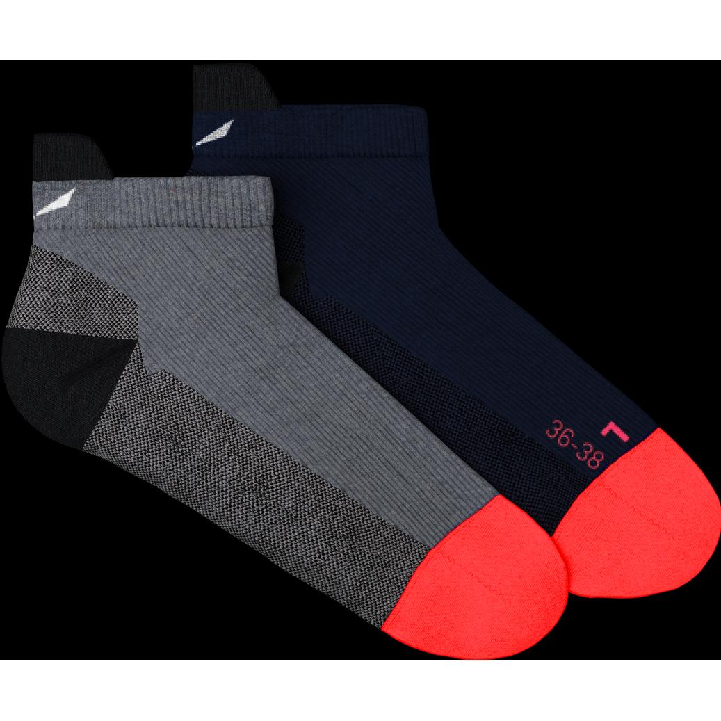 Thumbnail - Salewa, Damen, Sportsocken, Mountain Trainer Merino Füsslinge Frauen (42 - 44), Grau