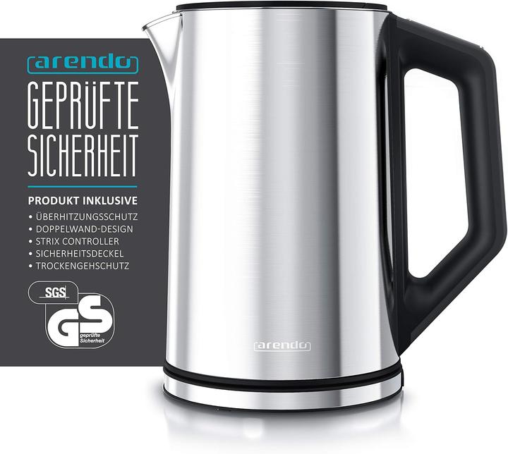 Immagine prodotto Arendo Elegant Wasserkocher mit Temperatureinstellung (1.50 l)