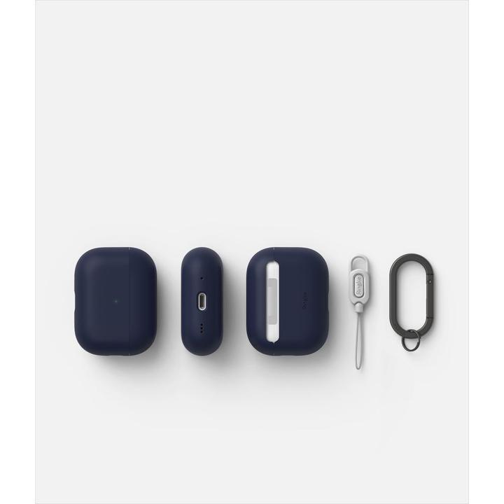 Image du produit Ringke Silicone Apple Airpods Pro 1/2 Bleu Nuit (Sac pour écouteurs)