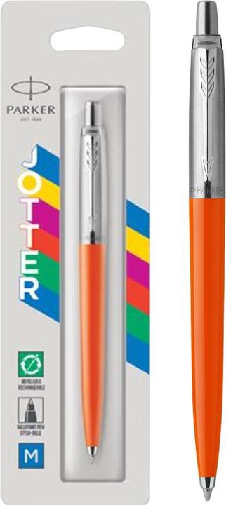 Image du produit Parker Stylo à bille JOTTER Originaux C.C M (Acier inoxydable, Orange, 1 x)