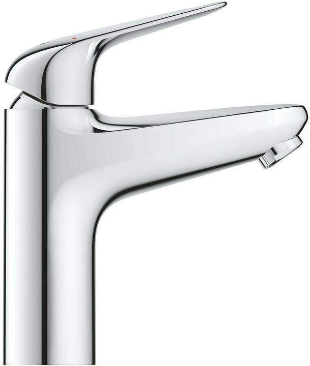 Actual product image Grohe Swift QuickFix washbasin tap, M-size, 3-in-1 tool, push-open drain, water-saving, chrome