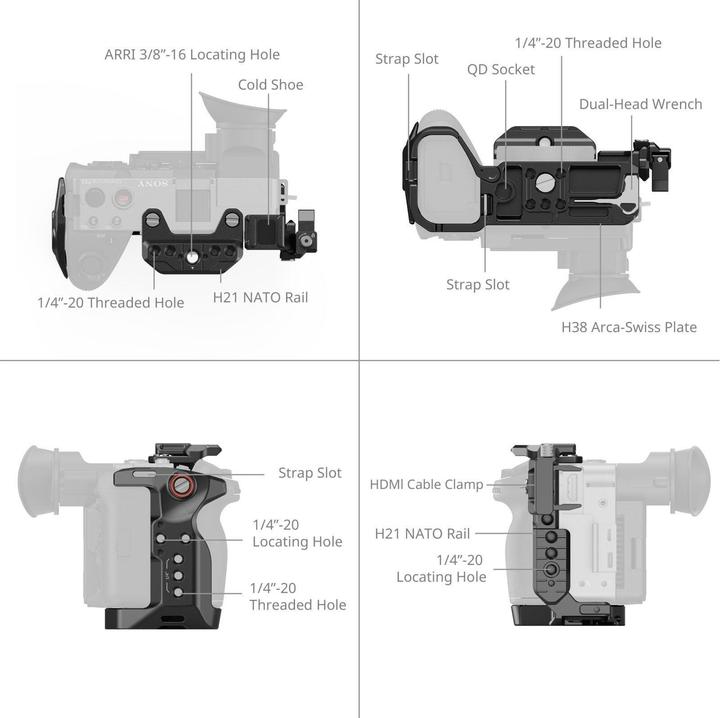 Actual product image SmallRig Cage Kit für Sony FX2 5589 (Cage)
