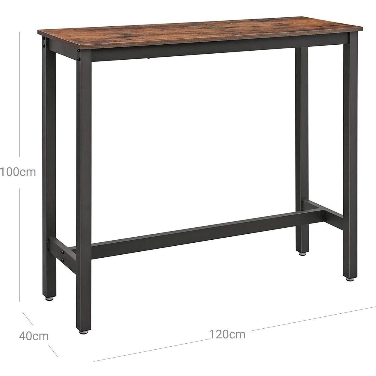 Vasagle, Bartisch, Havanna (120 x 40 x 100 cm)