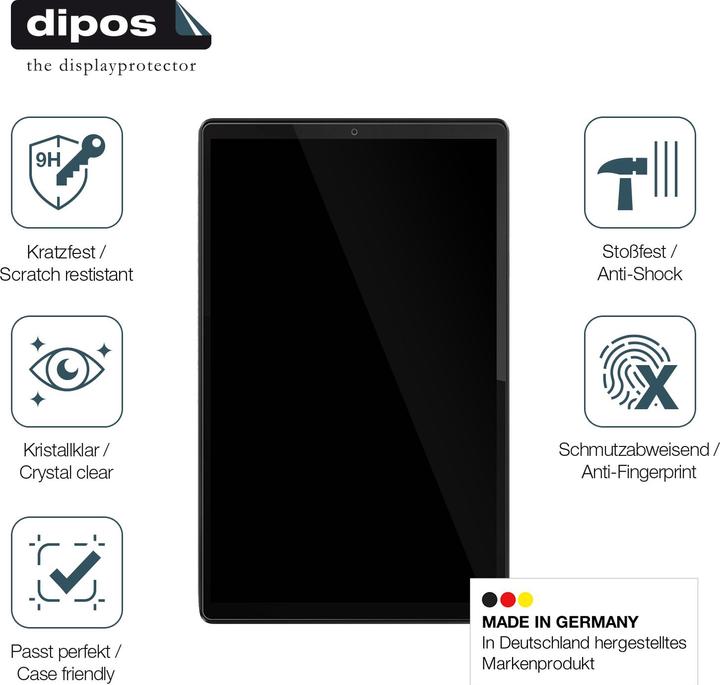 Actual product image Dipos Screen Protector Anti-Shock (2 pcs., Lenovo Tab M10 HD (2nd gen))