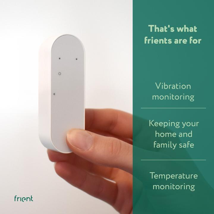 Actual product image Frient Vibration Sensor (Zigbee)