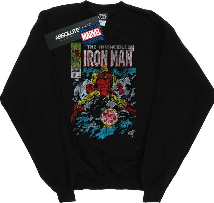Image du produit - Sweat INVINCIBLE IRON MAN DISTRESSED ISSUE ONE - Homme (S)