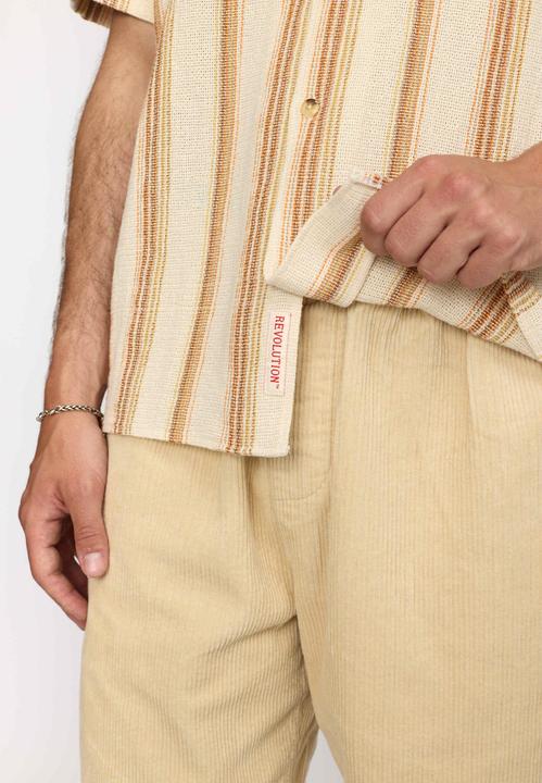 Actual product image Revolution Short-Sleeved Cuban Cotton Shirt (S)