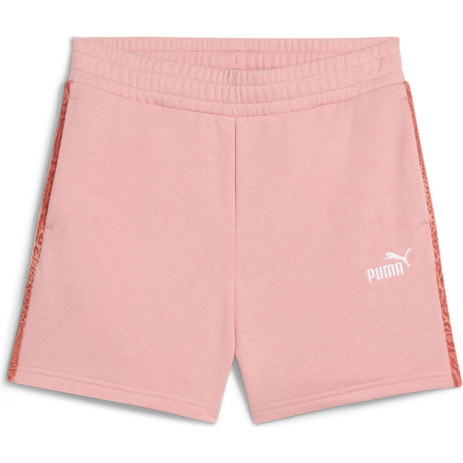 Puma, Damen, Shorts, ESS GRAPHIC ANIMAL Shorts 5" TR, Rosa, (S)