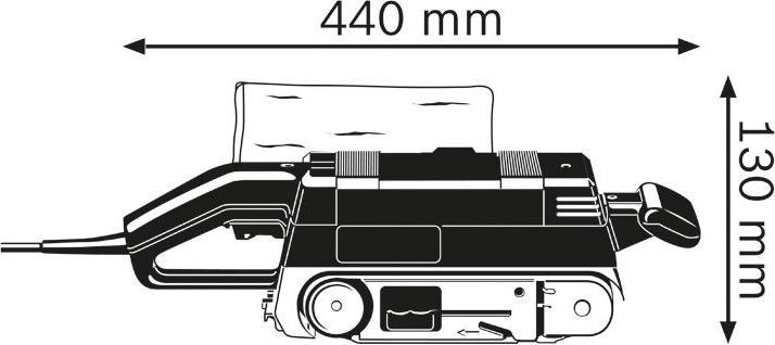 Produktbild Bosch Professional GBS 75 AE (Bandschleifer, 750 W)