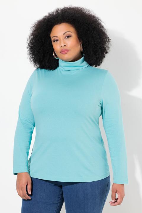 Produktbild Ulla Popken Shirt, Rollkragen, Slim, Langarm (62)