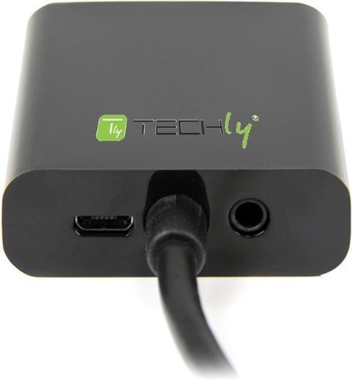 Produktbild Techly HDMI auf (VGA, Audio, 15 cm)