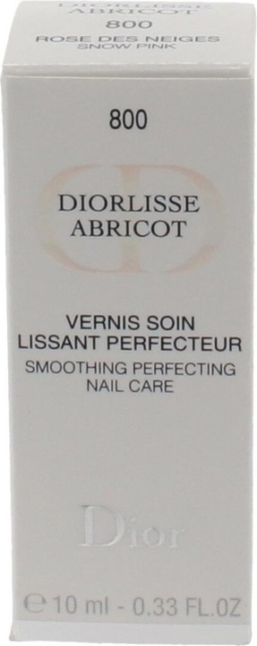 Image du produit Dior Diorlisse Abricot Smoothing Perfecting Nail Care (800 Rose neige, Vernis couleur)