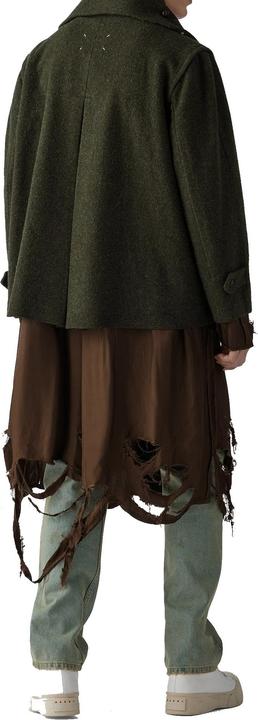 Actual product image Maison Martin Margiela Maison Margiela Destroyed-Look Coat