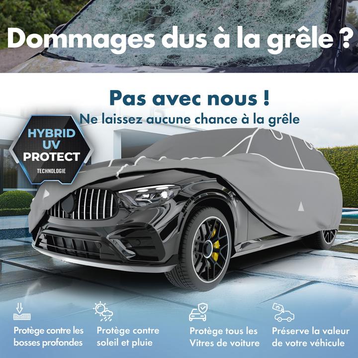 Actual product image Walser Car hail protection tarpaulin Hybrid UV Protect hail protection garage SUV/VAN size 7