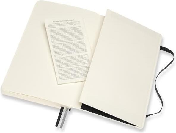 Image du produit Moleskine Carnet classique (A5, Large 13x21, Blanc, Couverture souple)