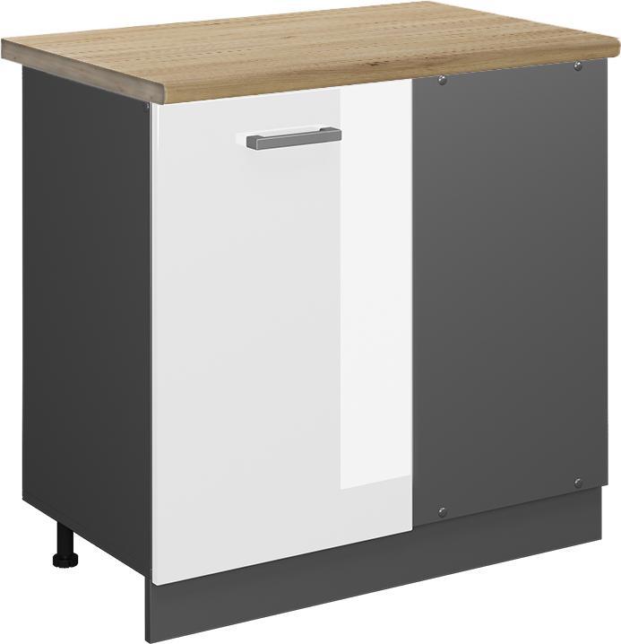 Anthrazit, Weiss, Weiss Hochglanz