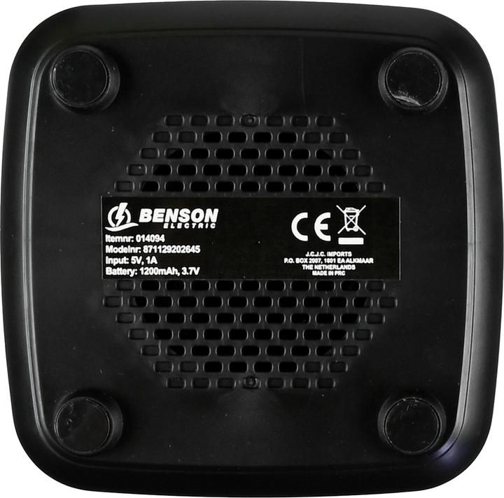 Immagine prodotto Benson Electric Altoparlante Bluetooth + luce danzante (3 h)