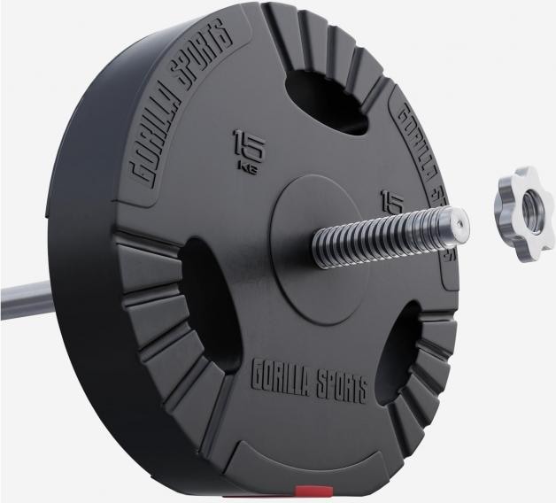 Actual product image Gorilla Sports Weight plates (2 x 15 kg)