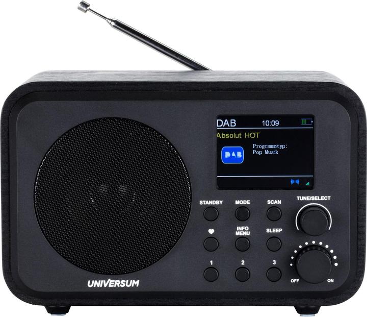 Actual product image DR 300-20 Table radio DAB+, FM Bluetooth®, DAB+, FM rechargeable Black (DAB+, FM, Bluetooth)