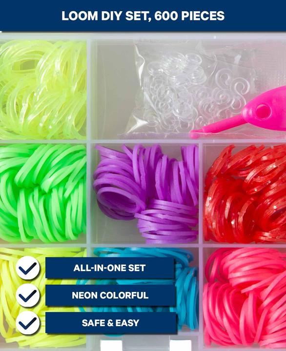 Produktbild I Am Creative Loom DIY Set, 600 Stk.