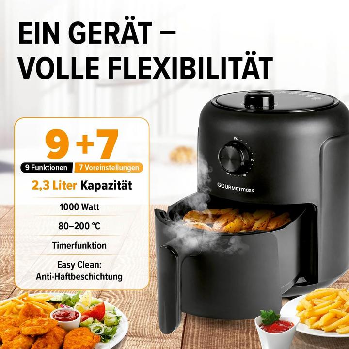 Actual product image Gourmetmaxx Heissluftfritteuse