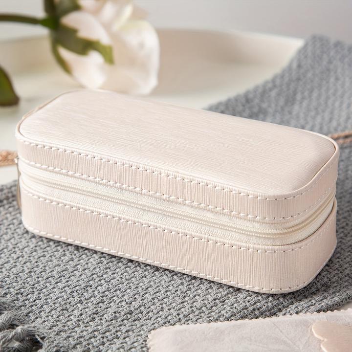 Only-Bags.Store Travel Jewelry Box, Portable Jewelry Case, PU Jewelry Box, Small Jewelry Container, Jewelry Boxes