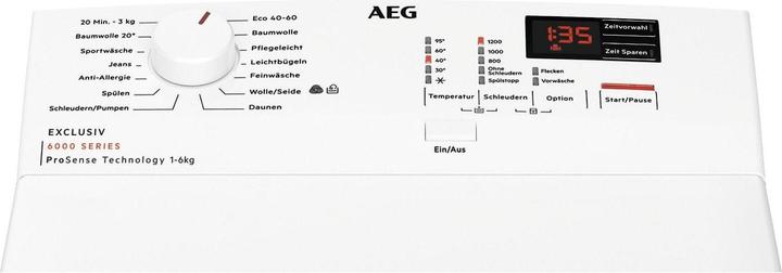 Produktbild AEG LTR6E41269 (6 kg, Oben)