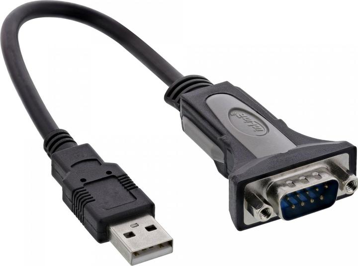 Actual product image InLine USB 2.0 to Serial Adapter Cable (0.25 m)