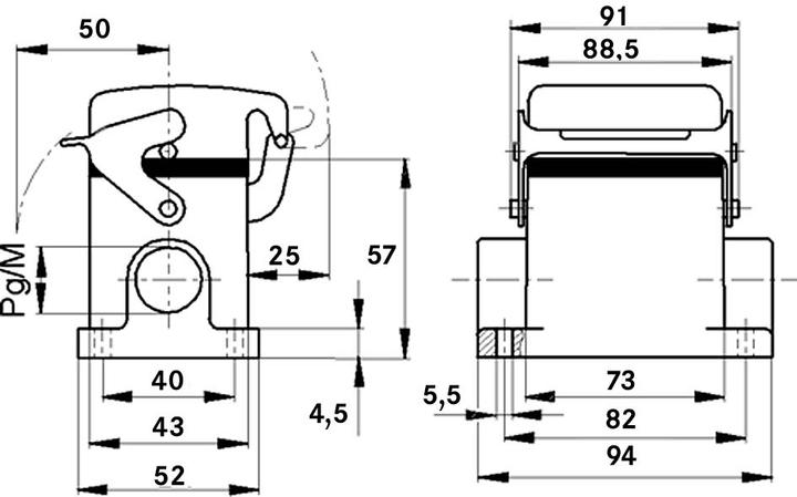 Produktbild Lapp Sockelgehäuse M25 EPIC® H-B 10