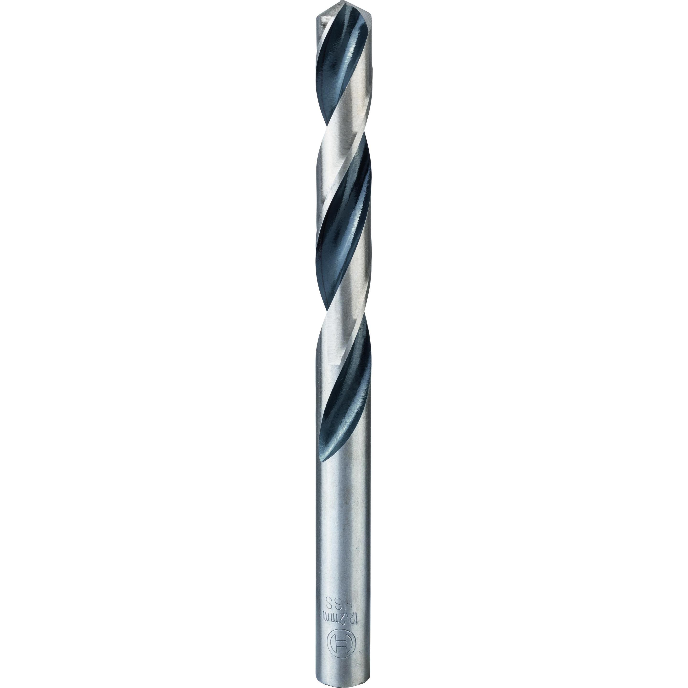Bosch Professional Zubehör, Bohrereinsatz, Metallspiralbohrer HSS PointTeQ, DIN 338, 12,2 mm, 5er-Pack (12.2 mm)