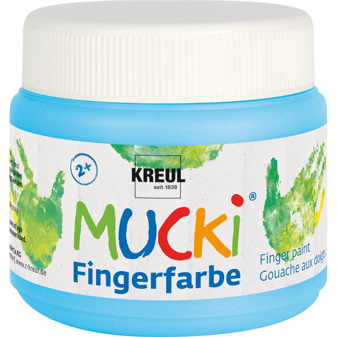 Mucki, Kleuren + verf voor doe-het-zelvers, Vingerverf (150 ml)