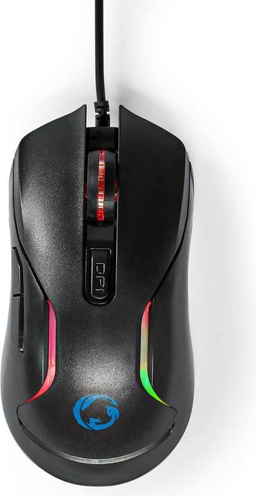 Image du produit Nedis Gaming Combo Kit | 5-en-1 | Clavier, Casque, Souris et Tapis de souris | Noir | QWERTY | US-Layout (ING. Int., Filaire)